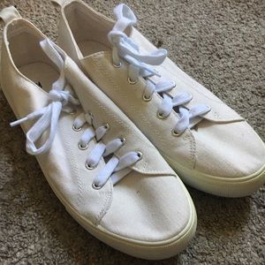 White H&M Canvas Shoes